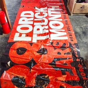 Ford Truck Month Banner w/Wind Slits 136"